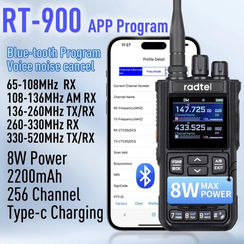 Radtel 900 10w transmit - 10w, cb