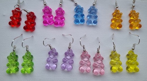Gummy bear earings - gummy,