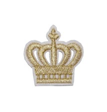 Gold Crown Iron / Sew On