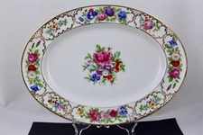 ROSENTHAL CHINA 'THE DRESDEN' - AIDA - OVAL SERVING PLATTER - MINT