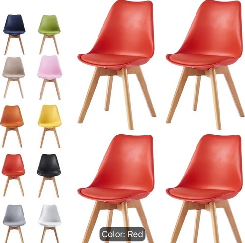Modern plastic dining chair - plastic,
