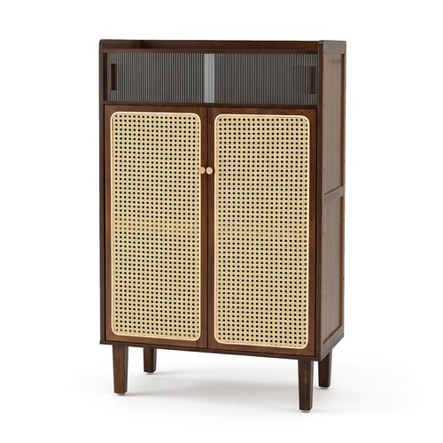 Bamboo shoe cabinet with - bamboo,