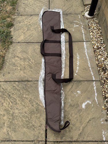 Brown nylon lined gun slip - brown,