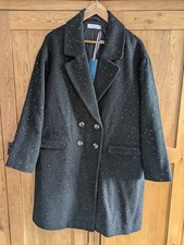 John Lewis Black & Gold Coat Size 18