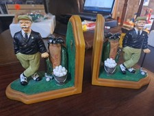 Pair of Golf Themed Bookends
