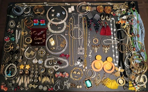 Vintage jewelry lot - lot, necklace
