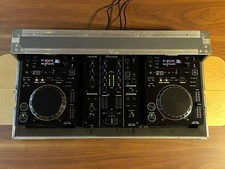 Pioneer CDJ 350 (Pair) + DJM 350 Mixer with Flight Case