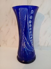 Vintage Bohemian Czech Cobalt