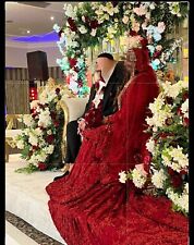 Elegant pakistani BRIDAL Lengha RED Golu's New Season Size 14