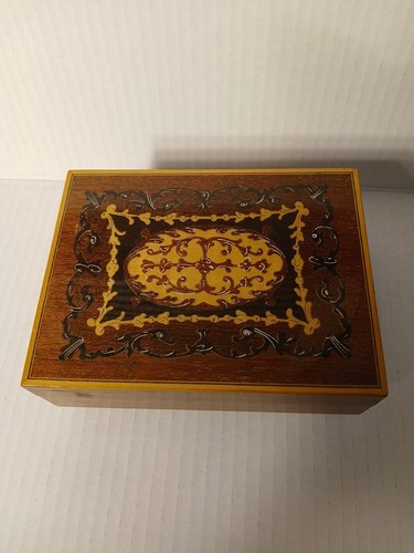 Vintage italian wooden inlaid - italian,