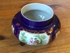 Davenport English Staffordshire Cobalt Blue Posy Dish / Bowl