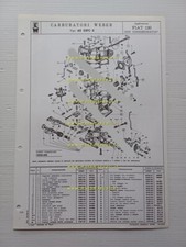 Weber carburetor 45 DFC 3 Fiat