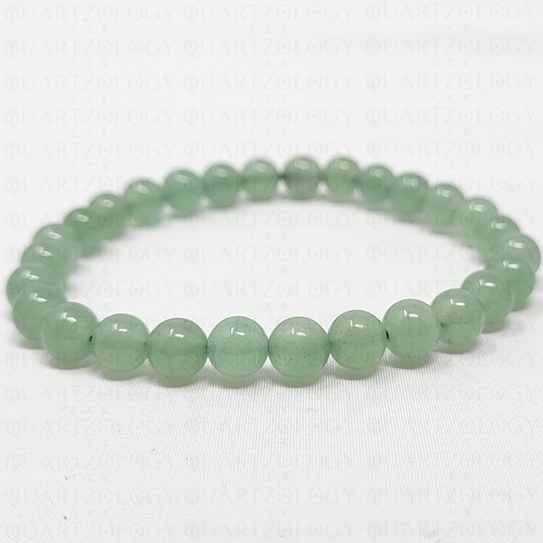 Natural green aventurine - green,