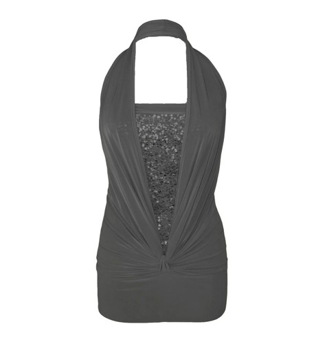 Women sequin halter neck - women,