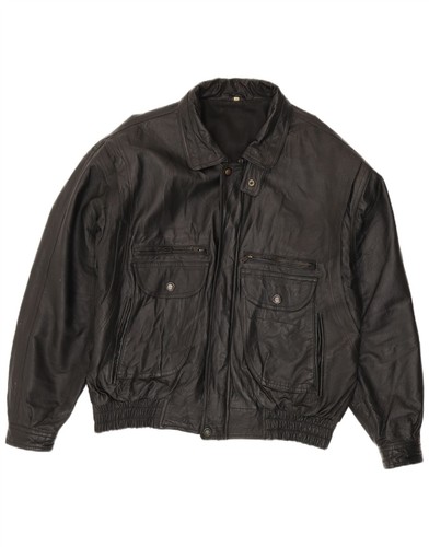 Vintage mens leather jacket - mens,