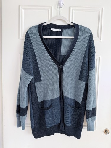 Zara medium blue patchwork - zara,