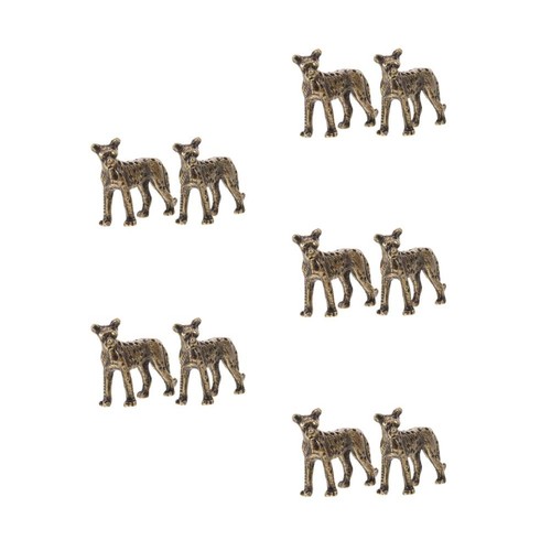 Pcs brass leopard - 10, ornament
