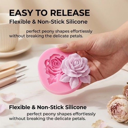 Single cavity rose flower - cavity,