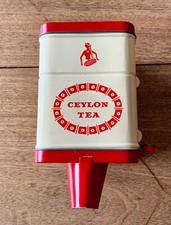 VINTAGE 1959 ‘AUTOMATIC CEYLON TEA DISPENSER’ CADDY  WALL FITTING - UNUSED