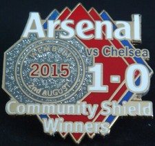 ARSENAL v CHELSEA Victory Pins