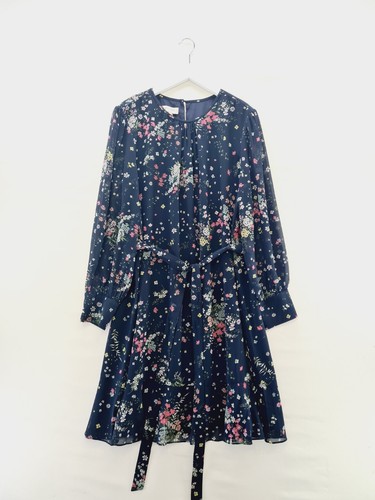 Hobbs dress size navy blue - hobbs,