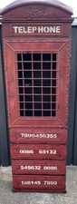 Phone box - Red locker with draws 
