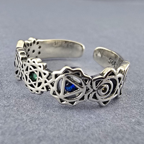 925 sterling silver chakra - 925,