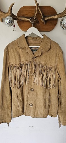 Vintage oakridge suede - suede, fringe