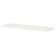 Ikea BURHULT Wall Shelf White