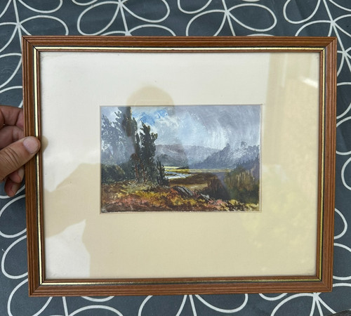 Victorian watercolour painting
