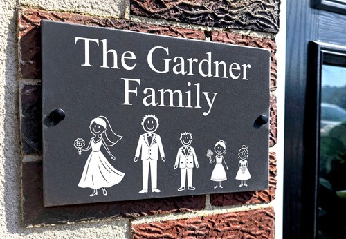 New stick family slate house - new,