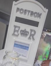 Y61 Wedding Post Box, Royal Mail Styled, Flat Pack, Unpainted MDF for Cards etc