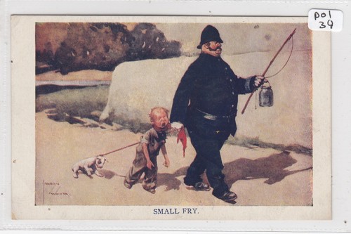 Policeman apprehending boy - policeman,