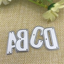 Alphabet Letter Metal Cutting Dies DIY Scrapbooking Cards Deco Embossing Stencil
