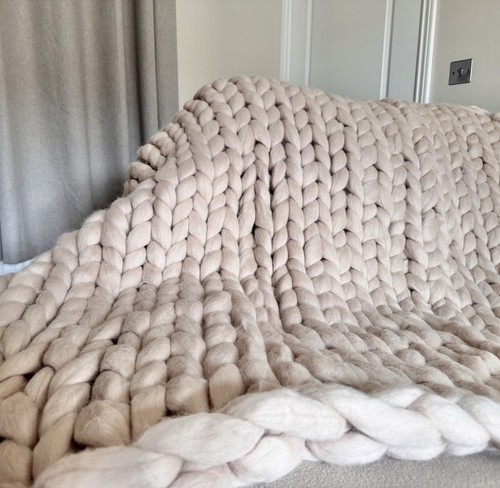 Handmade 100 merino wool knit - merino,