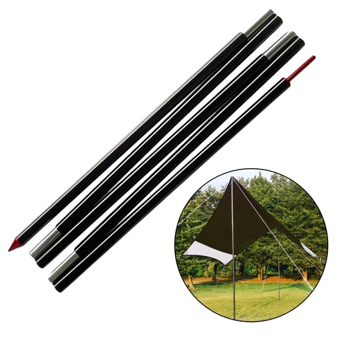 Aluminium alloy tarp poles - aluminium,