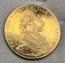 Austrian Ducat Coin 1914 Franz