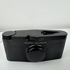 PURMA SPECIAL Bakelite Camera 127 Roll Film - 1930s COLLECTABLE with case l@@k!!