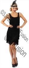 Adult Ladies Black Flapper