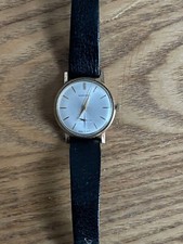 Mens garrard 9ct gold watch - mens,