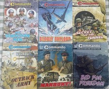 Commando magazine job lot 6 - x,