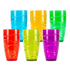 LIVIVO Plastic Tumblers Set of