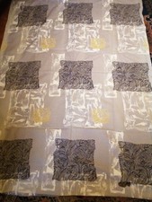 Vintage 1950s" Homecraft" Abstract  Bark Cloth Cotton Fabric Mid Century Modern