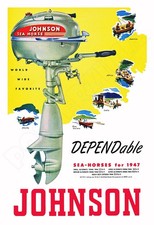 Johnson Outboard Motor 1947