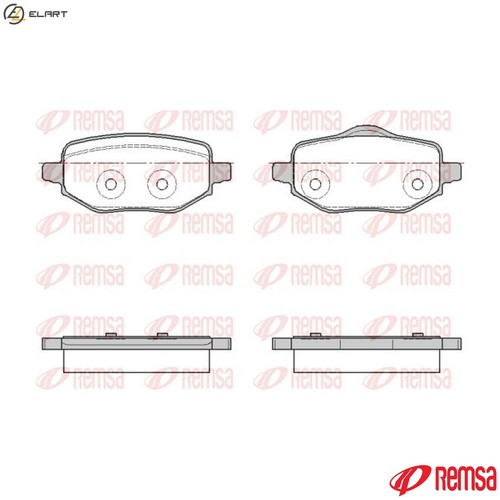 Brake pad set - brake,