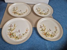 4 X Vintage Marks and Spencer M&S Harvest Large Dinner Plates (26.5cm, 10.5 “)