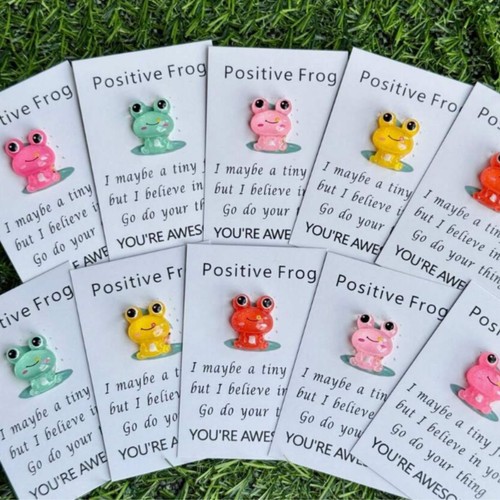 Positive frog letterbox pocket - frog,