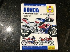 HONDA CBR400RR (NC23 & NC29) 1988 to 1999 SERVICE REPAIR MANUAL BY HAYNES