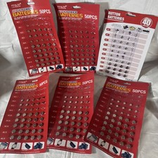 Mixed Button Batteries Job Lot
