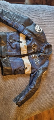 Furygan leather motorbike